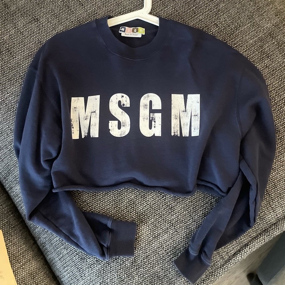 MSGM Cropped Sweatshirt